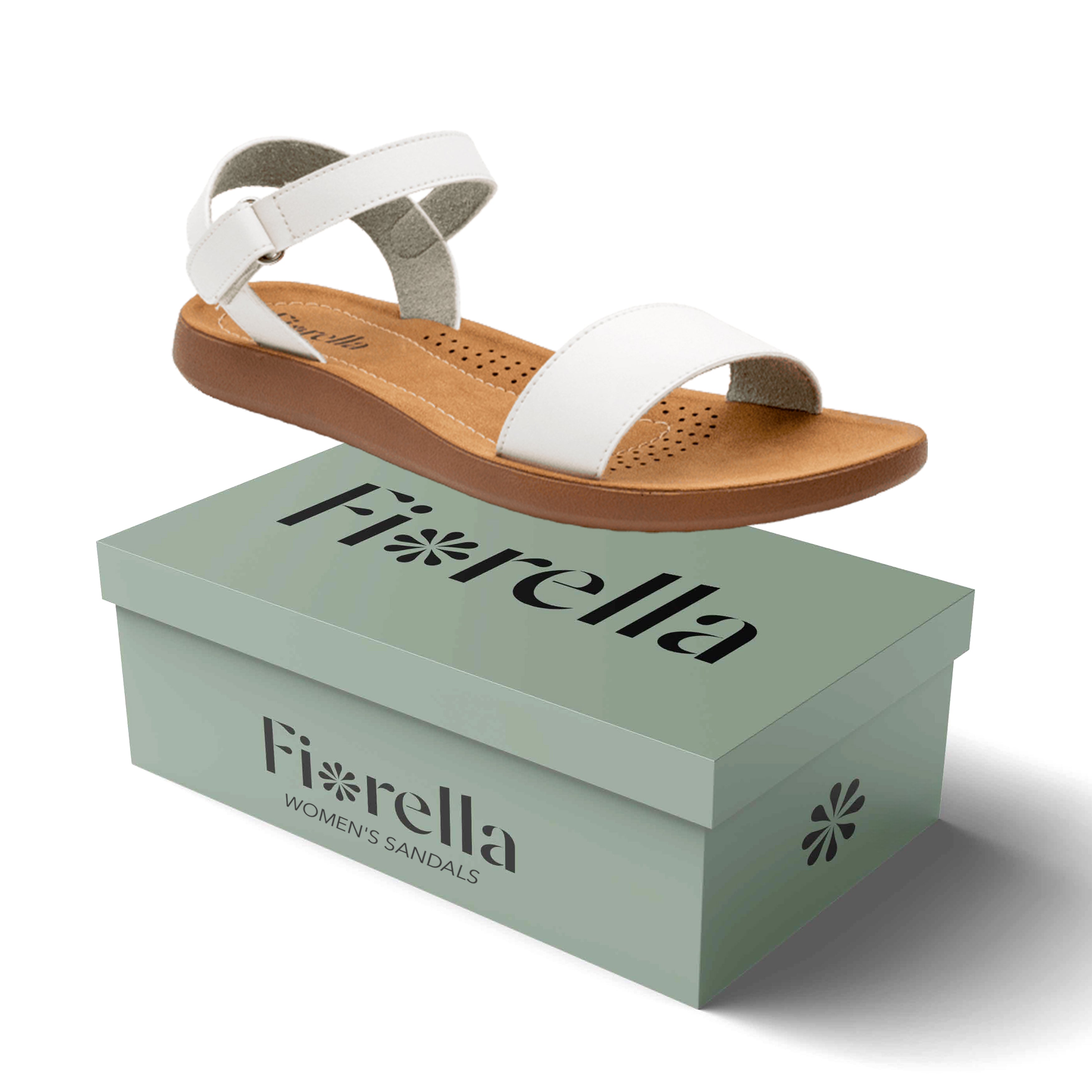 ANKLE STRAP SANDAL WHITE