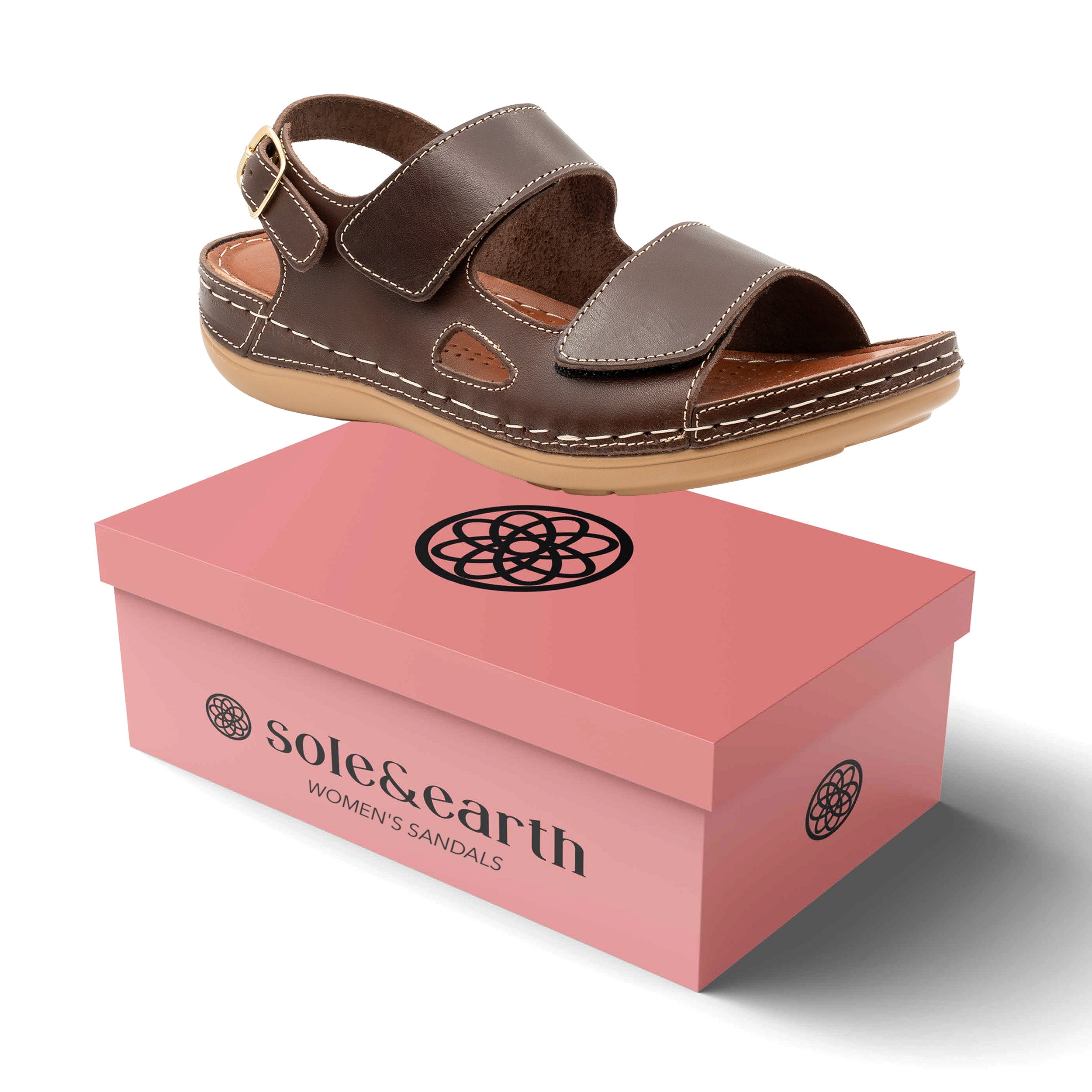 ADJUSTABLE STRAP FLAT BROWN