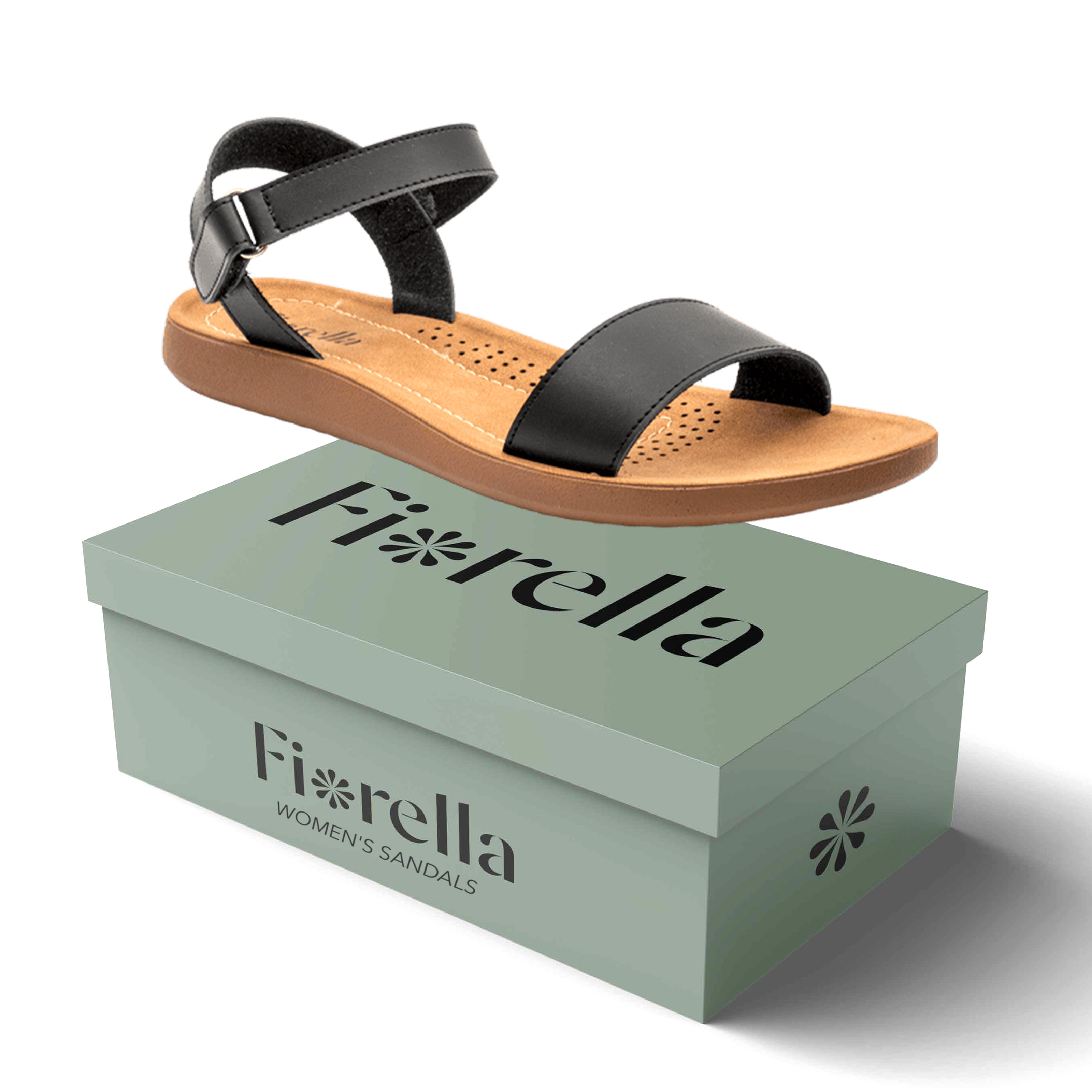 ANKLE STRAP SANDAL BLACK
