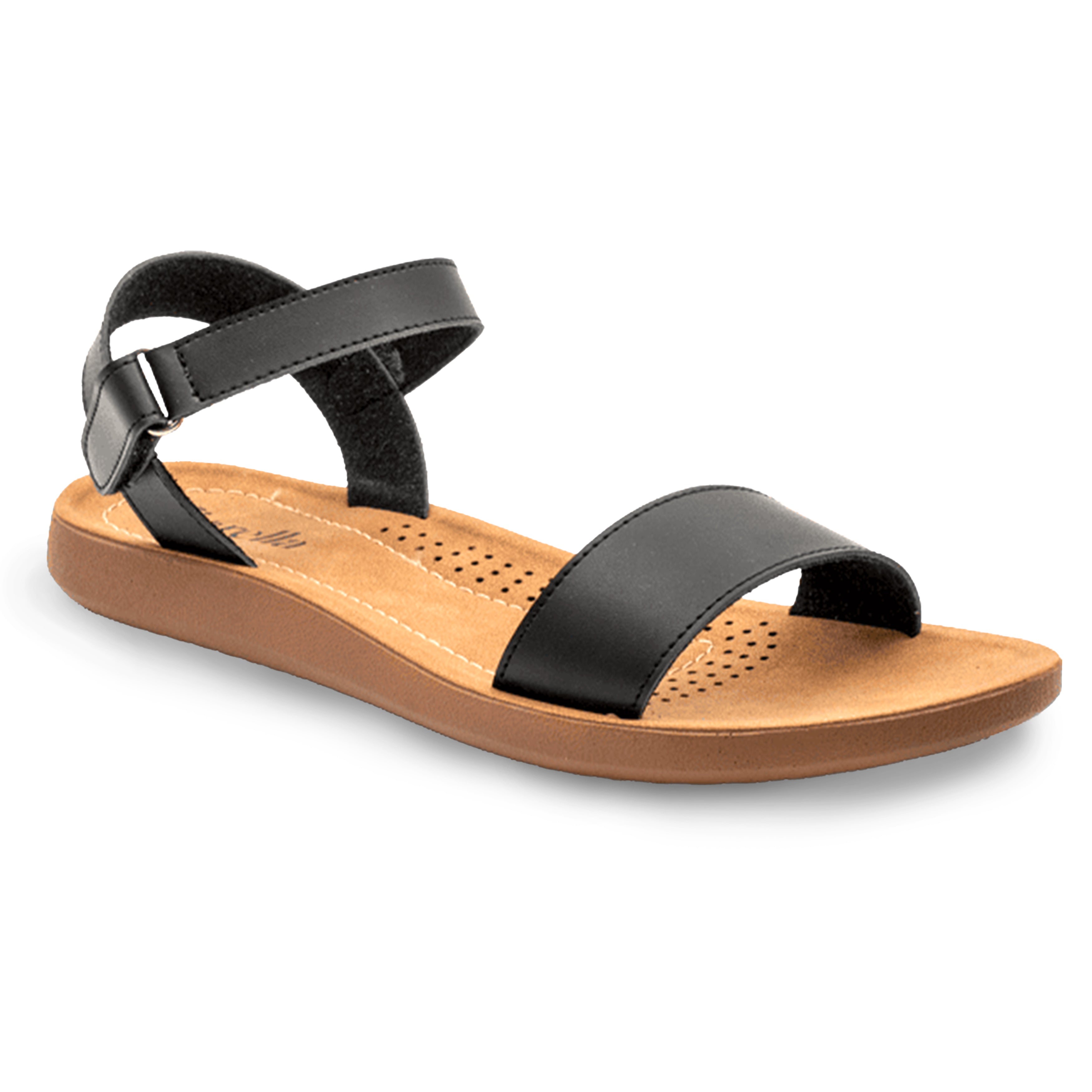 ANKLE STRAP SANDAL BLACK
