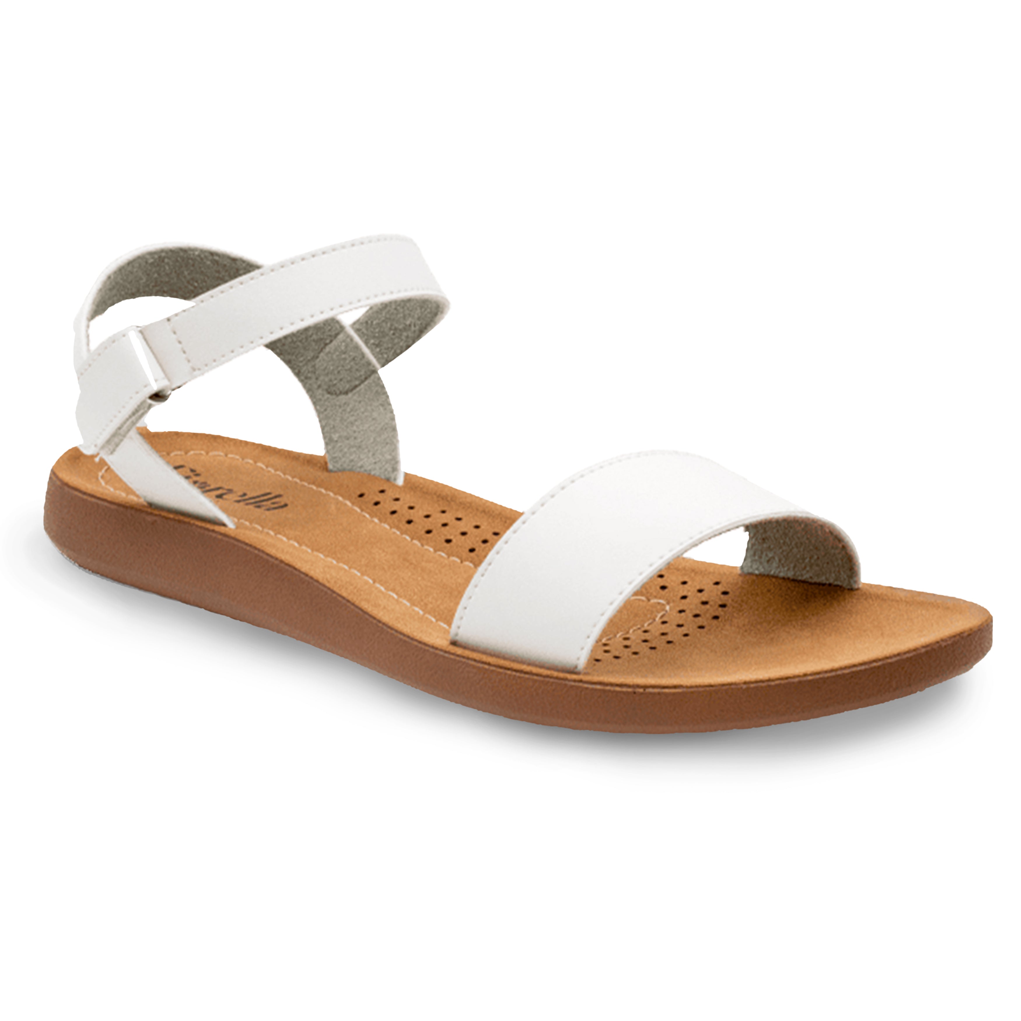 ANKLE STRAP SANDAL WHITE
