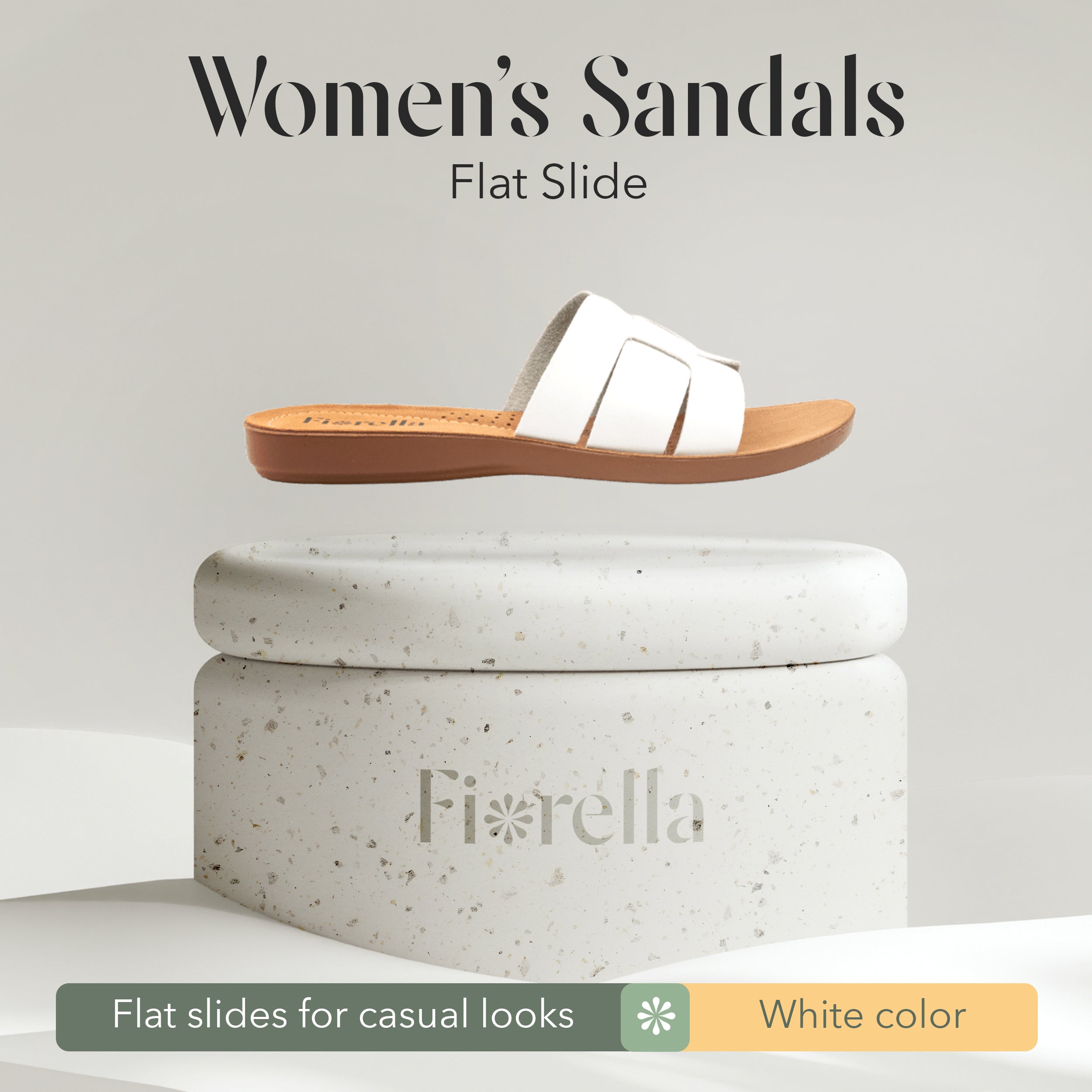 SLIDE SANDAL WHITE