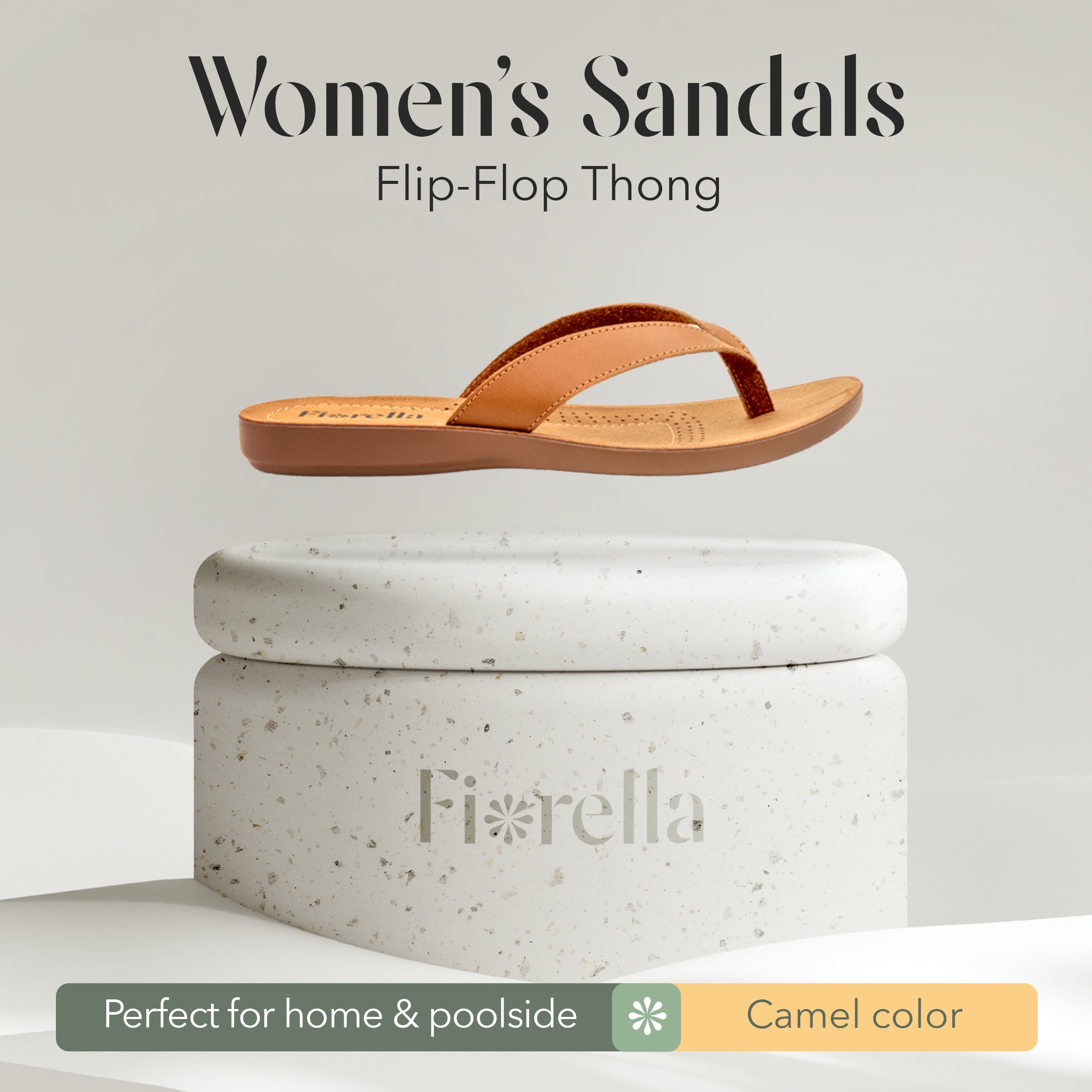 Slip-On Sandal Camel