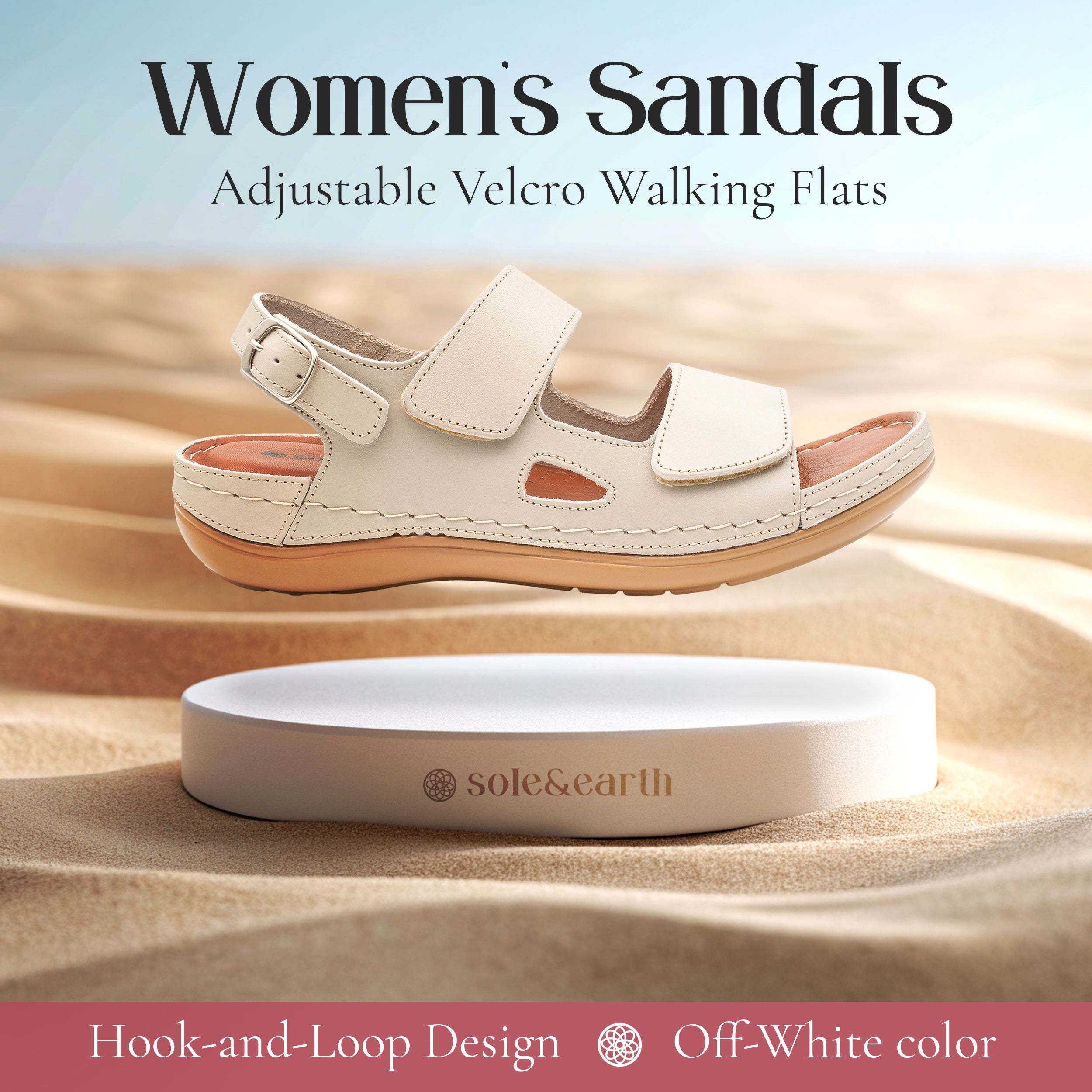 ADJUSTABLE STRAP FLAT OFF-WHITE