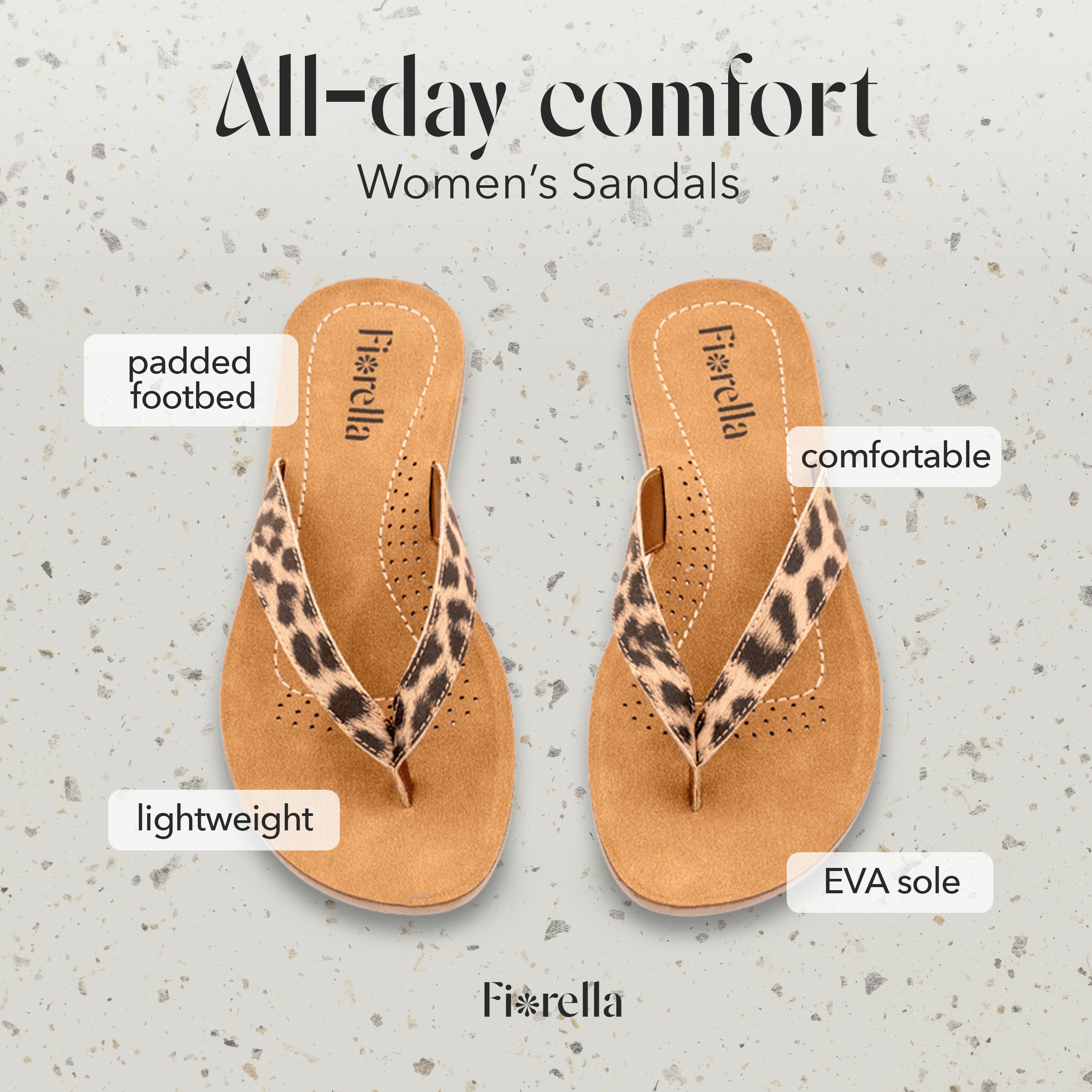 Slip-On Sandal Animal Print