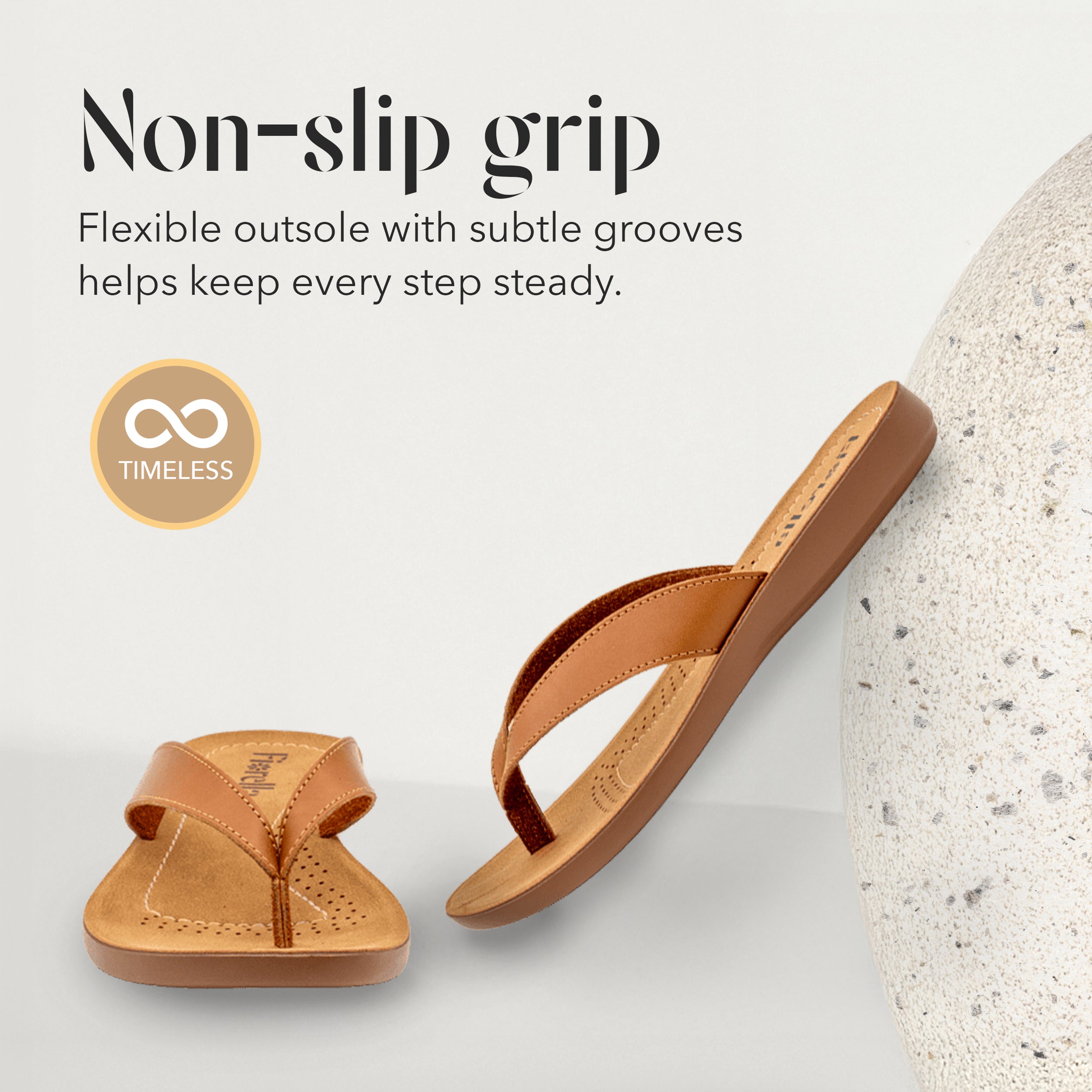 Slip-On Sandal Camel