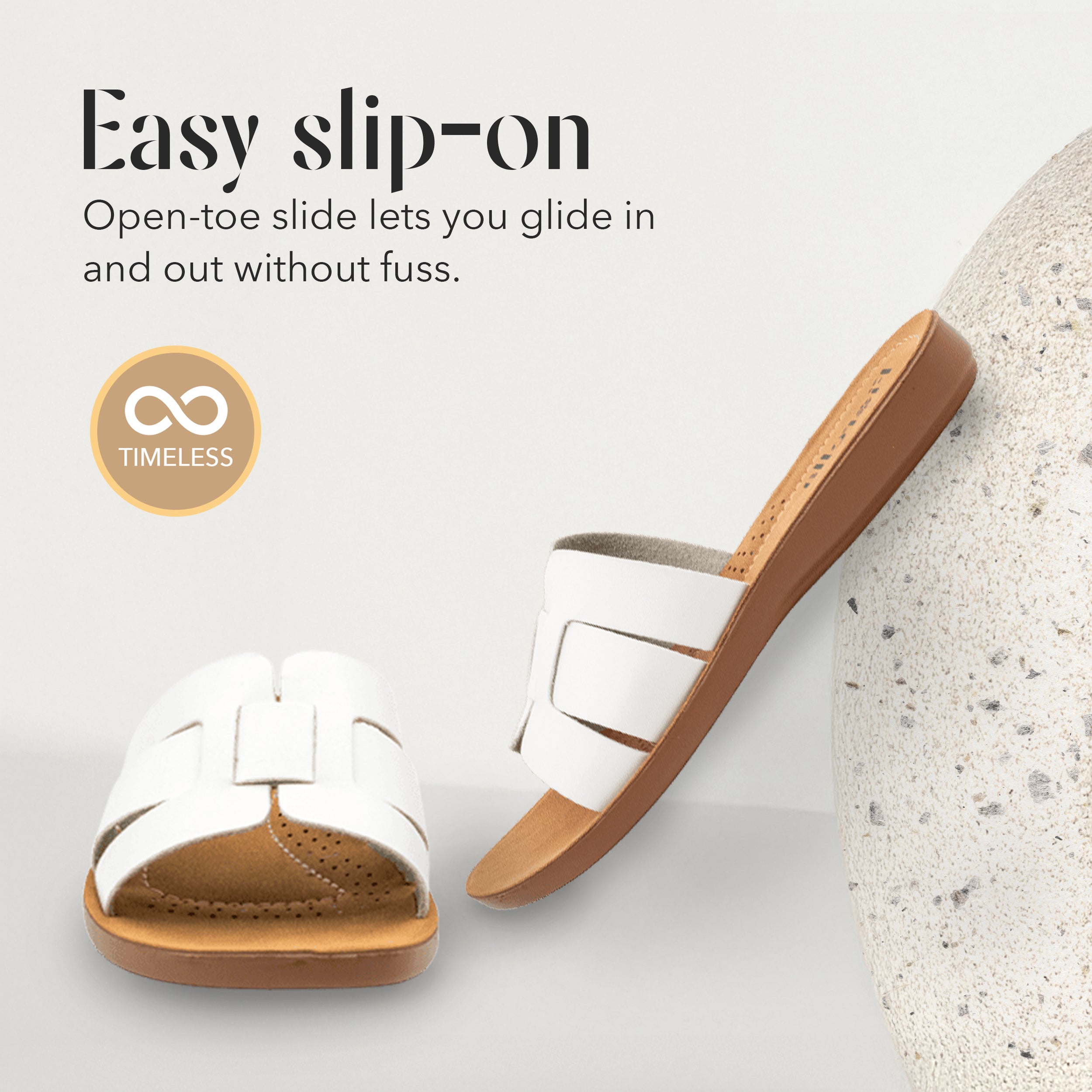 SLIDE SANDAL WHITE