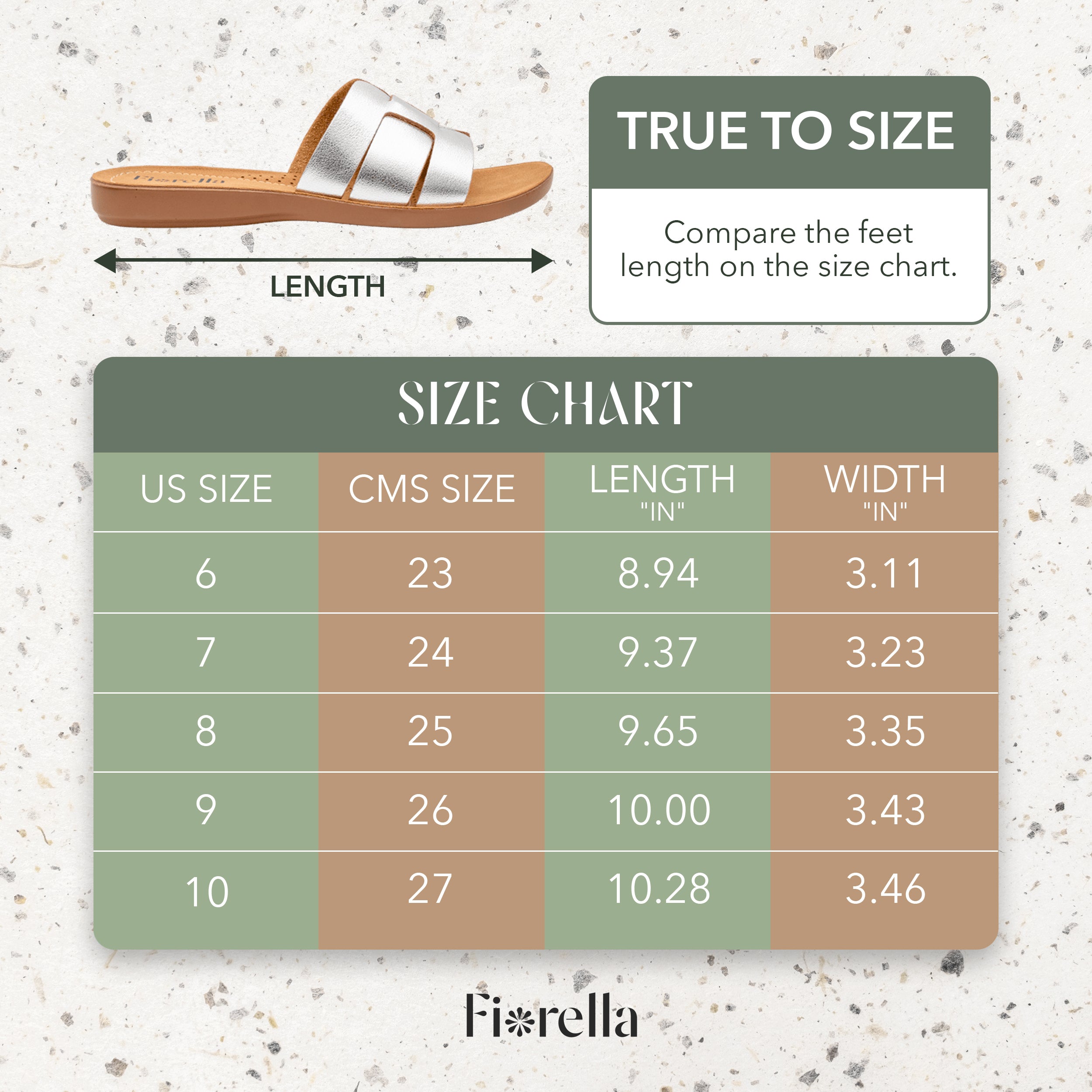 SLIDE SANDAL METALLIC SILVER