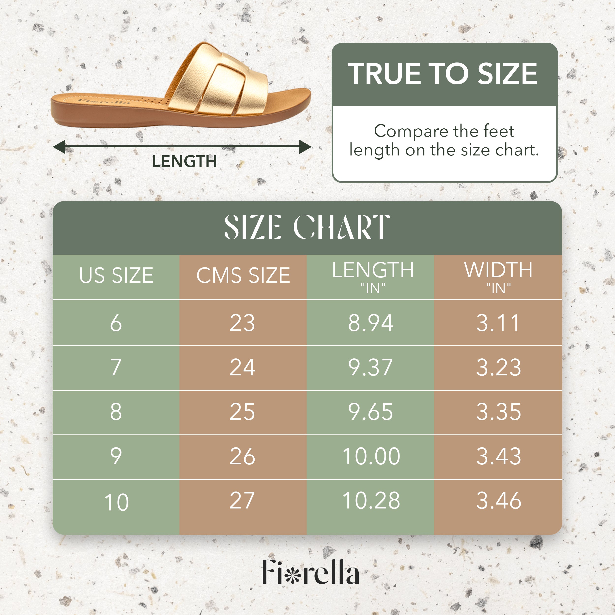 SLIDE SANDAL METALLIC GOLD