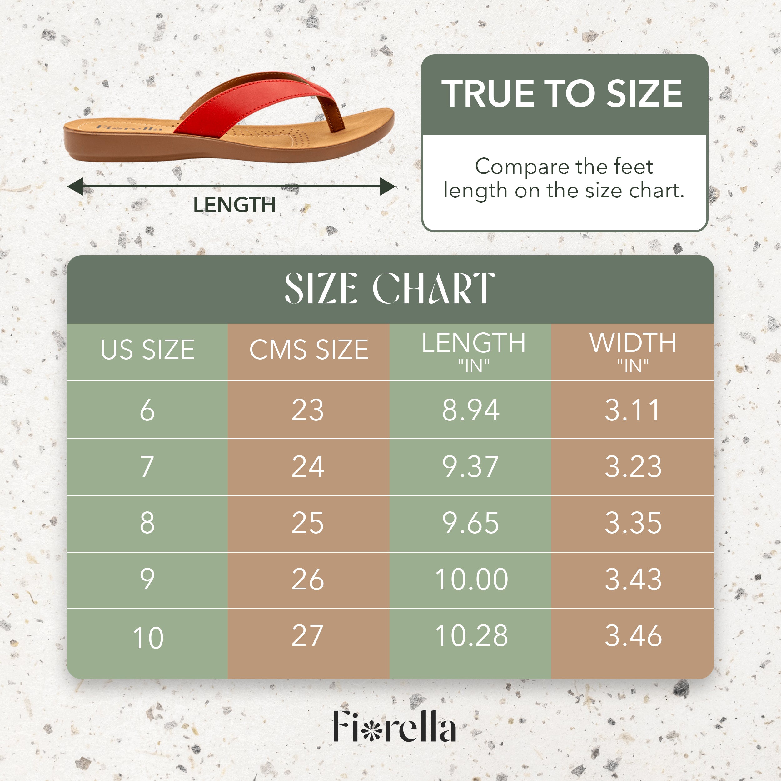 Slip-On Sandal Red