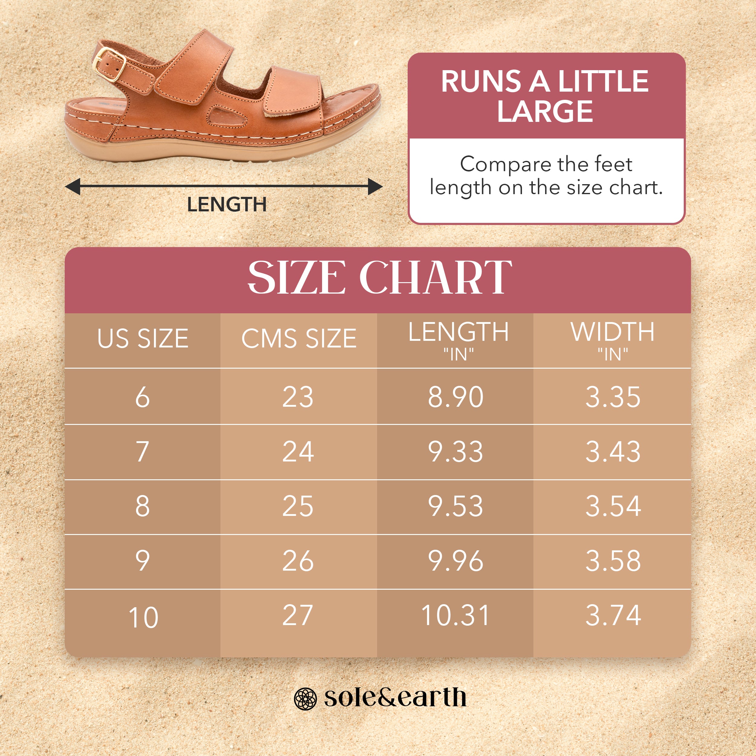 ADJUSTABLE STRAP FLAT TAN
