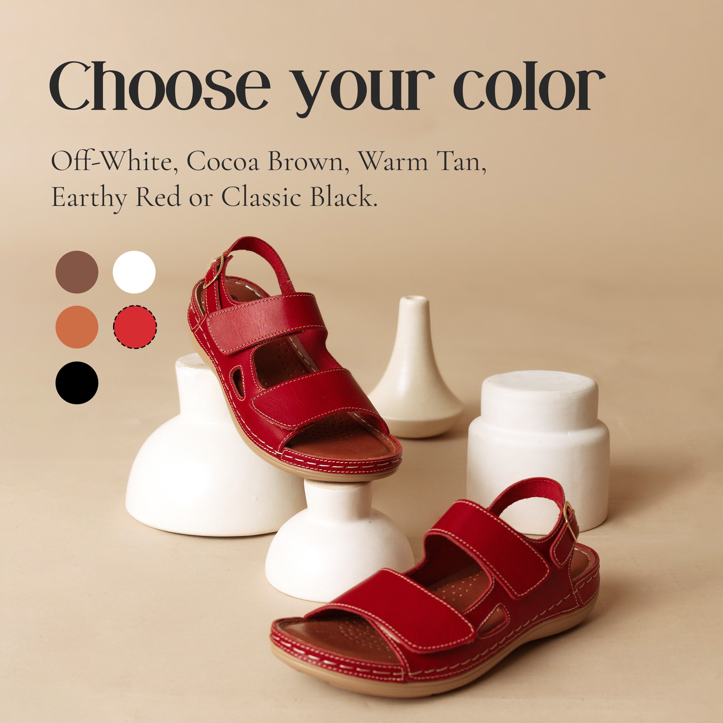 ADJUSTABLE STRAP FLAT RED